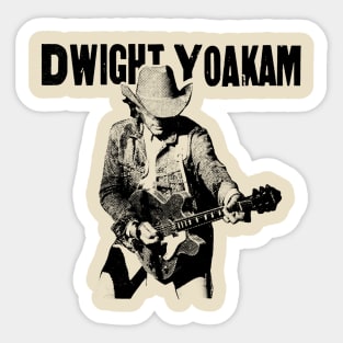 Dwight Yoakam  // Vintage Style Sticker